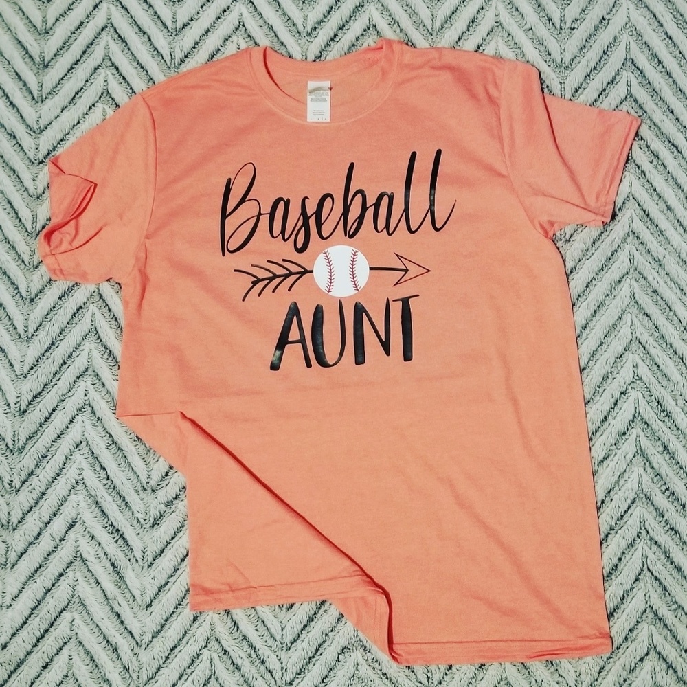 Baseball Aunt Tee